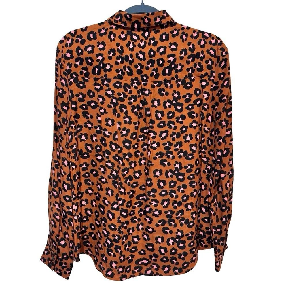 Sanctuary Leopard Print Top - Brown with Pink/Black - Picture 3 of 9